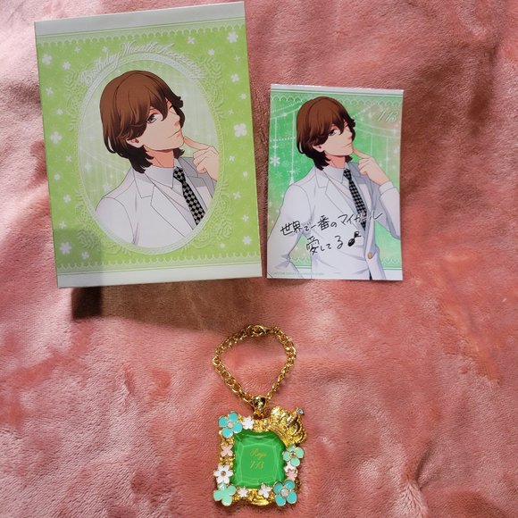 Uta no Prince-sama Kotobuki Reiji Birthday Wreath Accessory Floral Charm & Chain - Picture 1 of 9